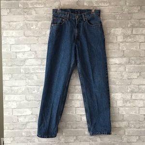 Levi’s 550 Dark wash mom jeans
